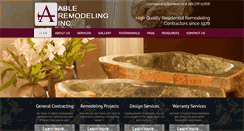 Desktop Screenshot of ableremodelinginc.com